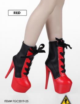 Female Heeled Shoes (Red) 