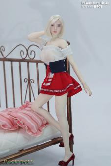 1:6 Female Summer Waist Skirt Set (Red) 