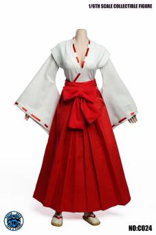 Female Traditional Japanese Suit Set (Red)  1:6 