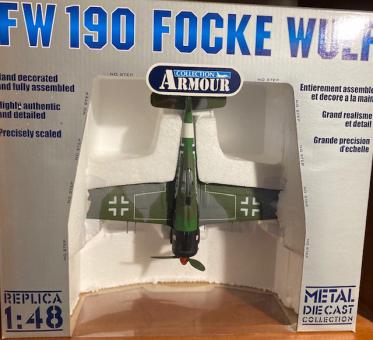 1:48 Franklin Mint Armour Focke-Wulf FW190 IV/JG3 „Udet“ HK B11B232/98194 1:48 