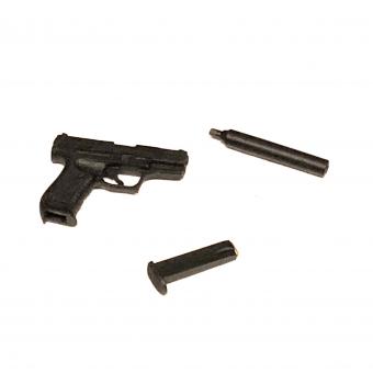Walther P99 Pistol mit Schalldämpfer 