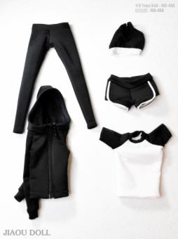 1:6 Female Yoga Suit Set (White) 