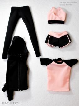 1:6 Female Yoga Suit Set (Pink) 