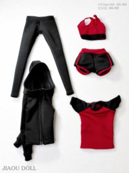 1:6 Female Yoga Suit Set (Red) 