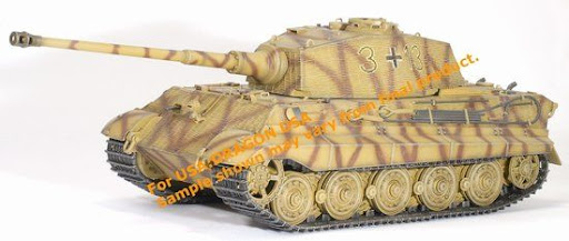 1:35 Dragon Armor Kingtiger Henschel Turret w/Zimmerit, 3./s.Pz.Abt.506, Western Front 1945 