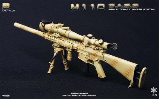 M110 Semi Automatic Sniper System (Snake skin camo) CROTALUS 