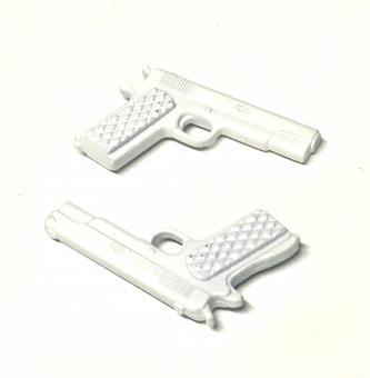 M1911 Pistol simple model white 