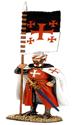 Crusaders 096-1204: Templar Standard Bearer 