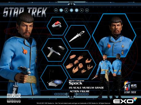 Mirror Spock Star Treck original Serie 1:6 scale 