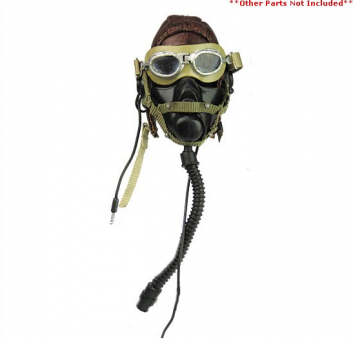 Pilot Cap Headgear + Oxygen Mask&#8221; 