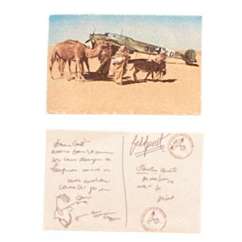 Panzerarmee Afrika Postkarte 1:6 