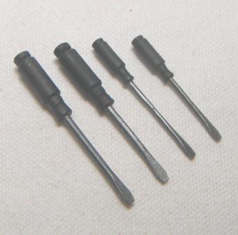 US - Tools 2 (black handle screw driver set) 1/6 