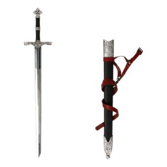 Diecast Knight of the Spirit Sword with Scabbard (Silver) 1/6 
