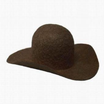Cowboy Hat, Hoss Cartwright Style brown 1:6 