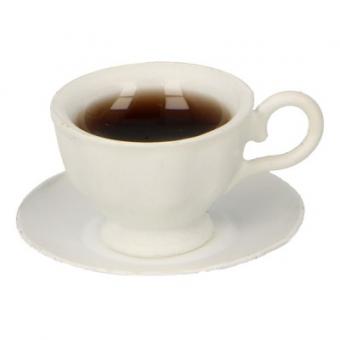 Coffee Cup with Saucer (White) 