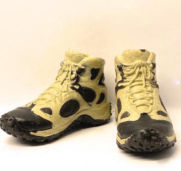 Tactical Boots (Khaki) (Black) 1/6 