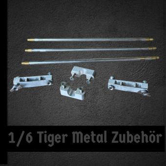 Tiger 1 Reinigungsstangen  in Metal 1/6 