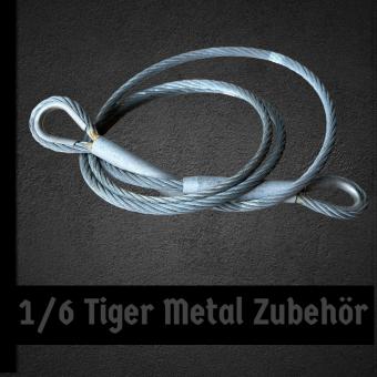 Tiger 1 Abschleppseil  in Metal 1/6 