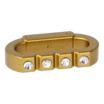 Knuckle Duster with Diamonds (Gold) 1/6 