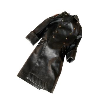 Coat Black leatherlike Feldmarschal  1/6 