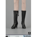 Female Heeled Boots (Black) 1/6 