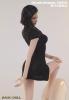  Product image 2 of the product “1:6 side slit cheongsam (Black) ”