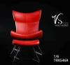  Artikelbild 2 des Artikels “1:6  Lounge Chair mit Ottoman ROT - im Maßstab 1:6 “
