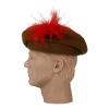  Product image 2 of the product “Black Watch Tam O' Shanter Hat (Brown) ”
