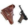  Artikelbild 2 des Artikels “P08  Kunststoff de Lux version mit Leder Holster 1:6 “