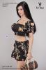  Product image 2 of the product “Female Crushed Bubble Sleeves and Loose Skirt Set (Black)  1:6 ”