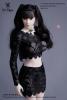  Artikelbild 2 des Artikels “Female High-Bounce Wrap Chest Bag Buttocks Skirt Set (Black) 1:6 “