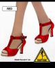  Product image 2 of the product “High Heels High Heels - red/glitter Kunst-Leder 1/6 ”