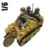 Product image 2 of the product “Sd.Kfz.2 Kettenkrad mit Figuren (ohne OVP) 1/6 ”