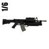  Product image 2 of the product “Stoner Assault Rifle with Grenade launcher 1/6 ”