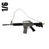  Product image 2 of the product “1:6 M16A2  carbine telescopic stock Commando ”