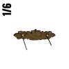  Artikelbild 2 des Artikels “Nahkampfspange  in gold Metal 1:6 “