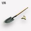  Product image 2 of the product “Schaufel mit Halterung in Metal und Holz 1/6 ”