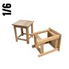  Artikelbild 2 des Artikels “Hocker , braun, 1:6 holz “
