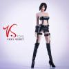  Product image 3 of the product “1/6 Sexy Leather Female Suit Set (Black) ”