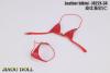 Product image 3 of the product “1/6 female  Leather Bikini (Red) ”