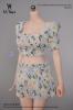  Product image 3 of the product “Female Crushed Bubble Sleeves and Loose Skirt Set (Blue)  1:6 ”