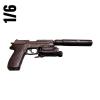  Artikelbild 4 des Artikels “1/6 Scale SIG Sauer Tactical Pistol Set with Suppressors, “