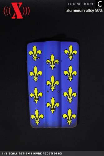 Artikelbild des Artikels “Knight Shield(Blue)  Metal 1:6 “