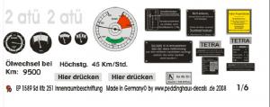 Product image of the product “1:6 Sdkfz Innenraum Decal ”