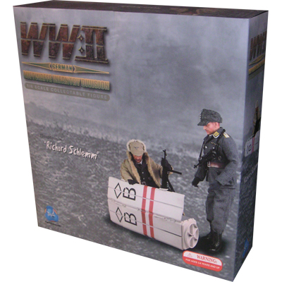 Artikelbild des Artikels “Richard Schlemm Fallschirmjäger mit Abwurfbehälter 1:6 “