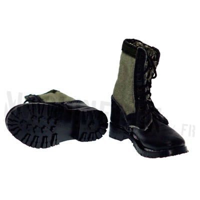 Artikelbild des Artikels “Vietnam Boots Leder Jungle Boots. Canvas and leather “