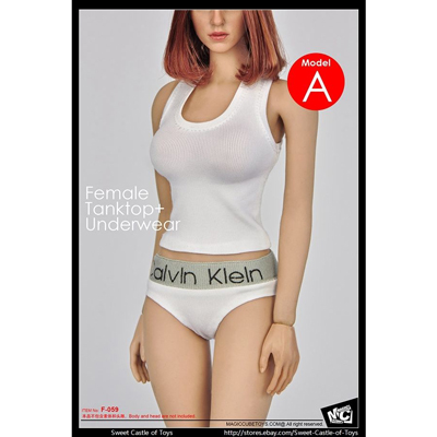 Artikelbild des Artikels “Female Tanktop with Underwear Set (White) “