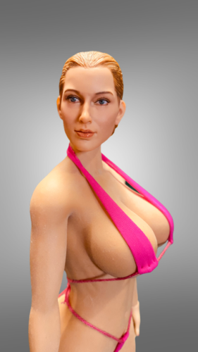 Product image of the product “Kumik Kopf mit passenden Körper Large Breast 1/6 ”