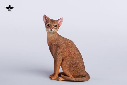 Product image of the product “1/6 Scale Abyssinian Cat Figurine (Brown) ”