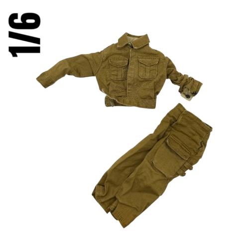Product image of the product “M37 British, BDU Uniform Battleworn 1/6 ”